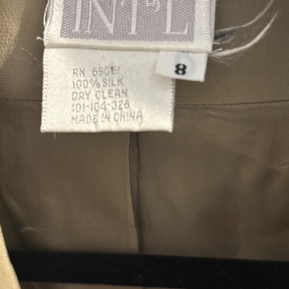 Vintage Silk Double Breast Blazer - Picture 5 of 5